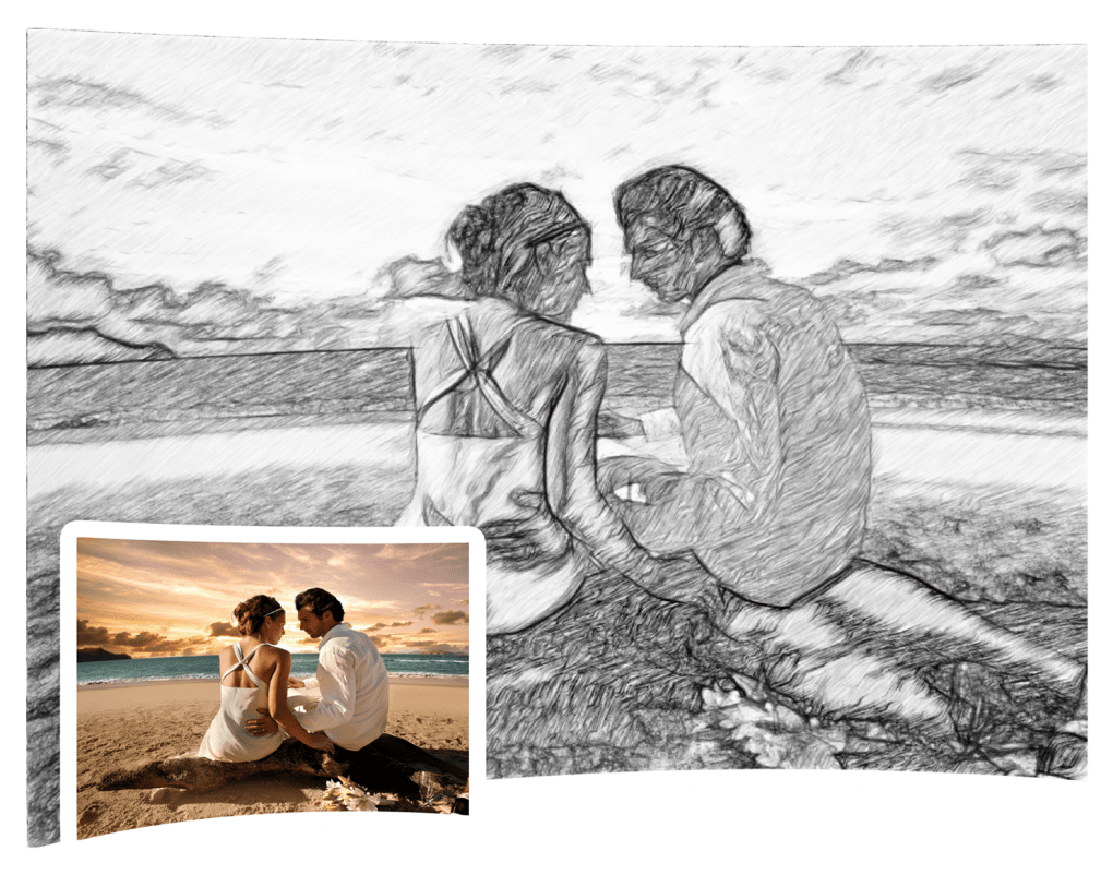 1020x802 Pencil Sketch - Pencil Drawing Editor