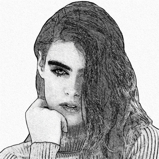 512x512 Pencil Sketch Photo Editor Paint Beautiful Retro Picture S Like - Pencil Drawing Editor