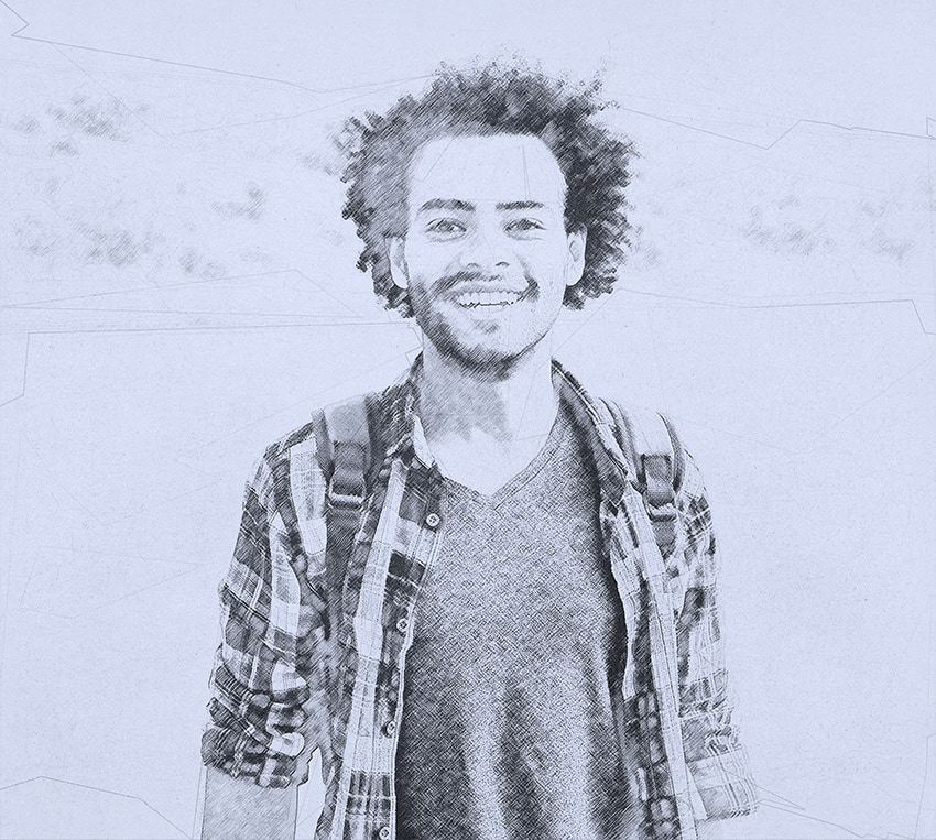 850x763 How To Create A Photo To Pencil Drawing Effect In Photoshop - Pencil Drawing Effect