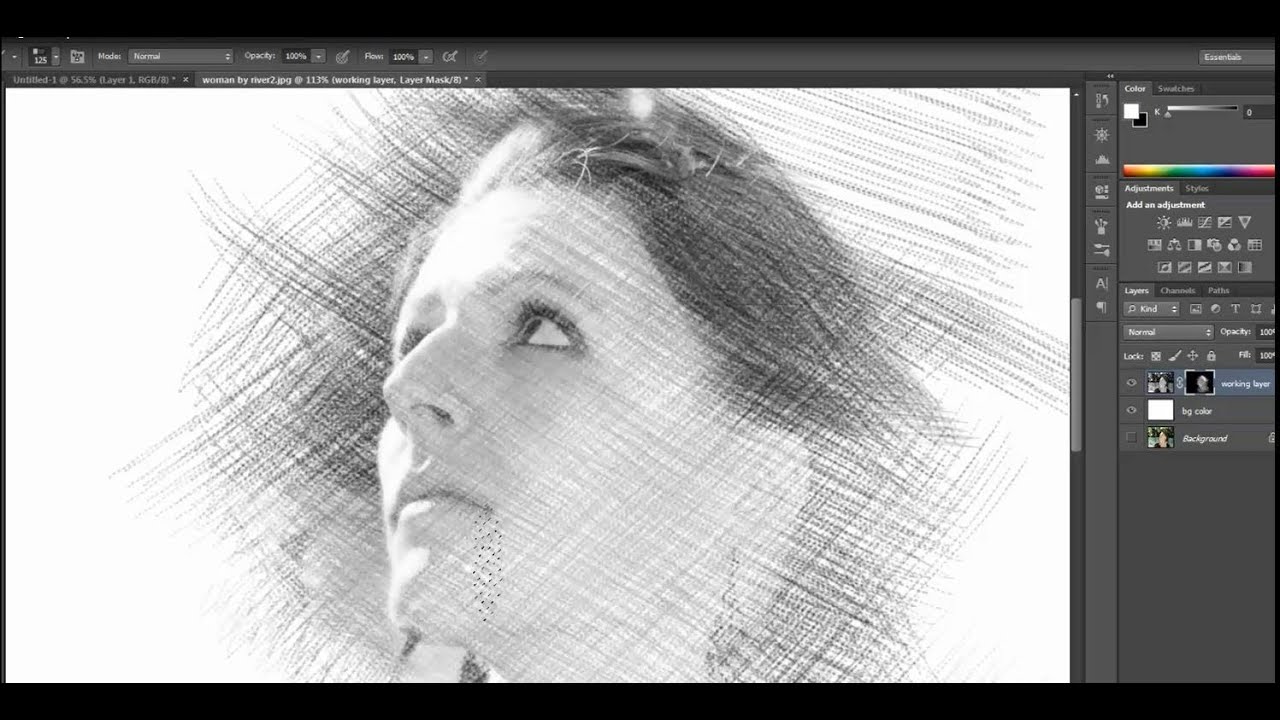 1280x720 Pencil Drawing - Pencil Drawing Effect