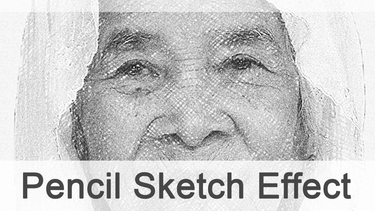 1280x720 Photoshop Pencil Sketch Effect - Pencil Drawing Effect