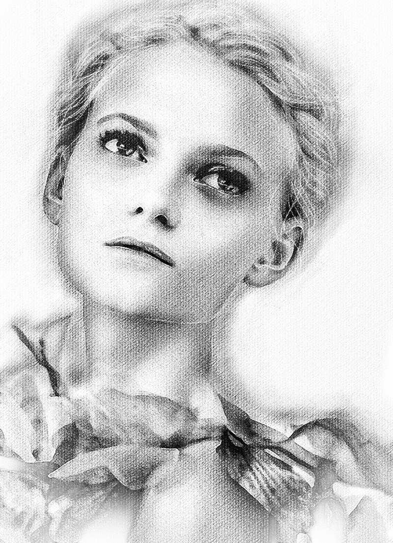 800x1105 Realistic Digital Pencil Drawing - Pencil Drawing Effect