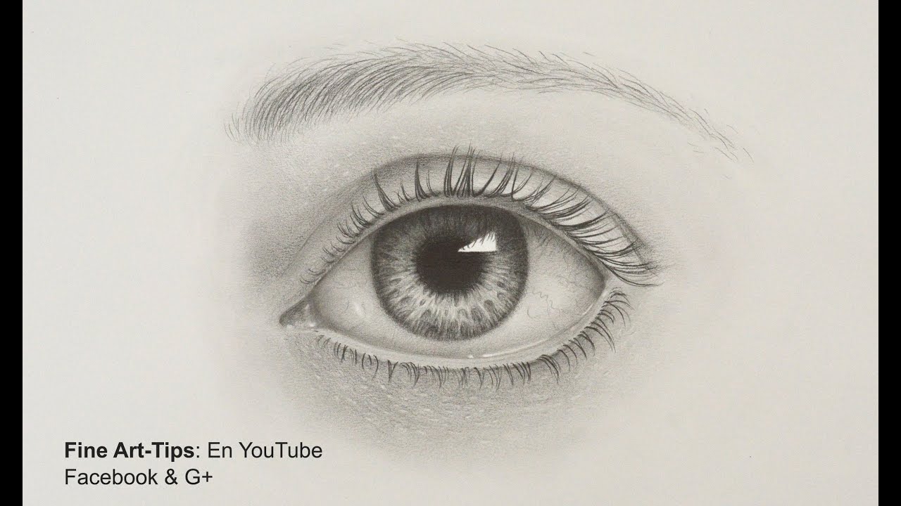 1280x720 How To Draw A Realistic Eye - Pencil Drawing For Beginners