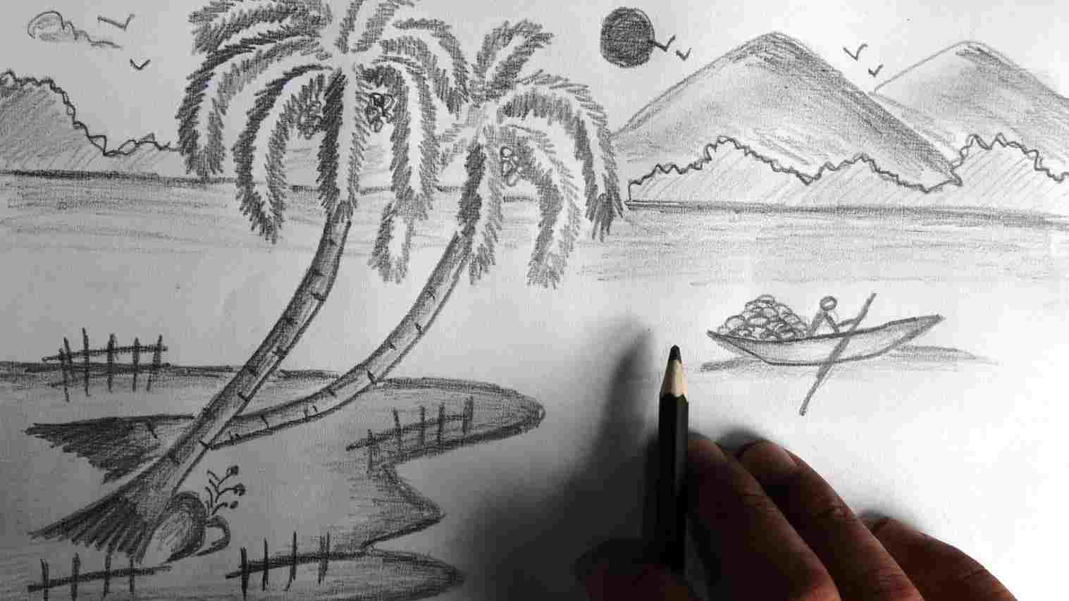 1517x853 Pencil Sketch For Kids - Pencil Drawing For Kids