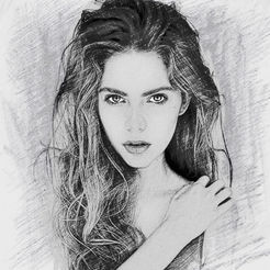 246x246 photo sketch my pencil drawing on the app store - Pencil Drawing Images