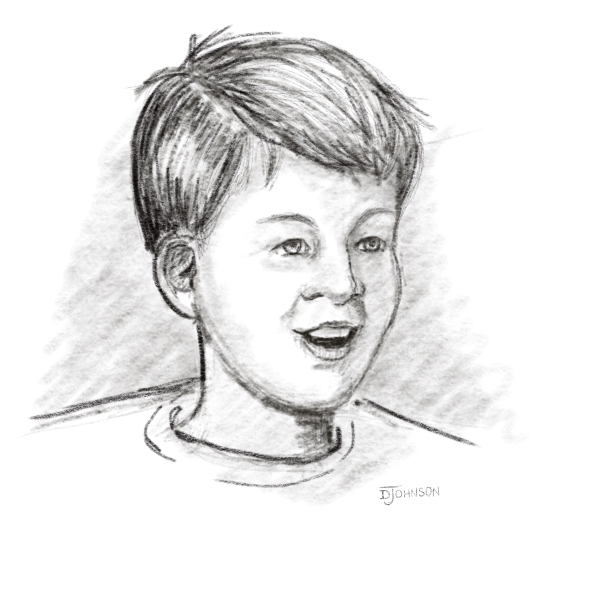 2048x2048 Daily Drawing - Pencil Drawing Of Boy