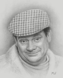 243x300 Del Boy Original Portrait Pencil Artwork - Pencil Drawing Of Boy
