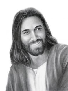 Pencil Drawing Of Jesus Face at PaintingValley.com | Explore collection ...