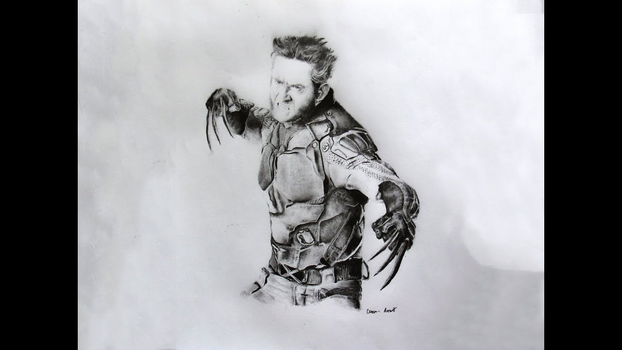 1280x720 realistic drawing of wolverine - Pencil Drawing Of Wolverine