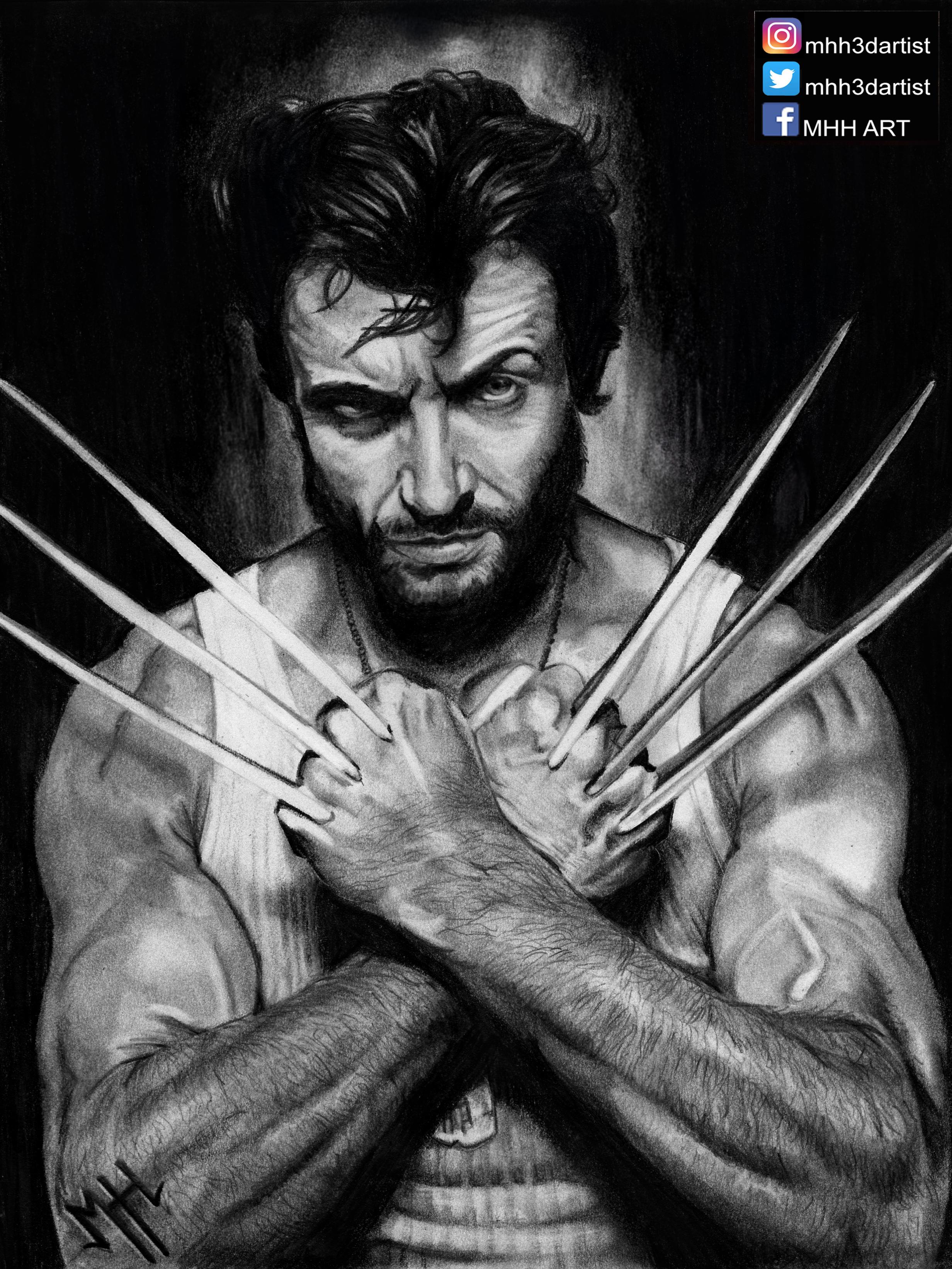 2464x3284 wolverine - Pencil Drawing Of Wolverine