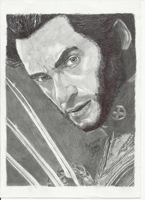 465x640 abdul rahman umar artwork wolverine original drawing pencil - Pencil Drawing Of Wolverine