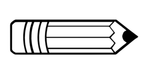 299x165 Pencil Outline Clip Art - Pencil Drawing Outline