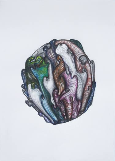 375x524 Original Illustration Patterns Pencil Drawings For Sale Saatchi Art - Pencil Drawing Patterns