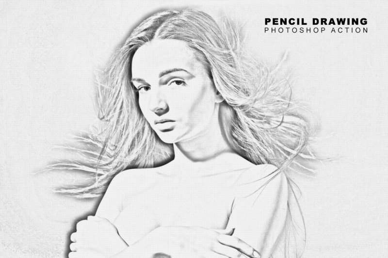 800x532 pencil drawing photoshop action - Pencil Drawing Photoshop