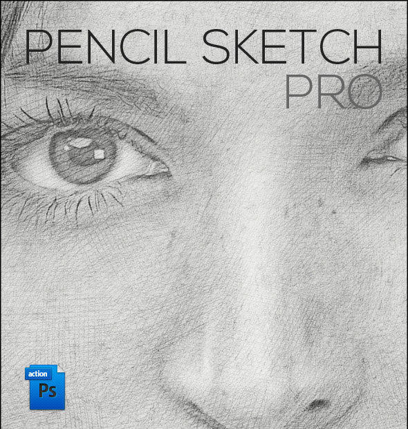 Pencil Drawing Photoshop Action at PaintingValley.com | Explore ...