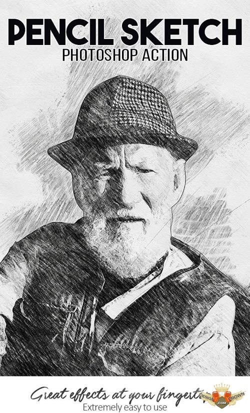 500x826 pencil sketch photoshop action - Pencil Drawing Photoshop Action