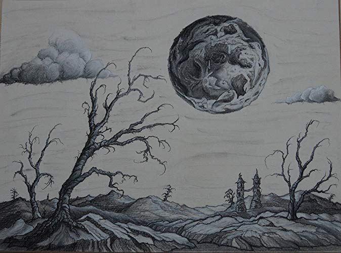 674x500 Original, Hand Made Charcoal, Chalk And Pencil Drawing - Pencil Drawing Pics