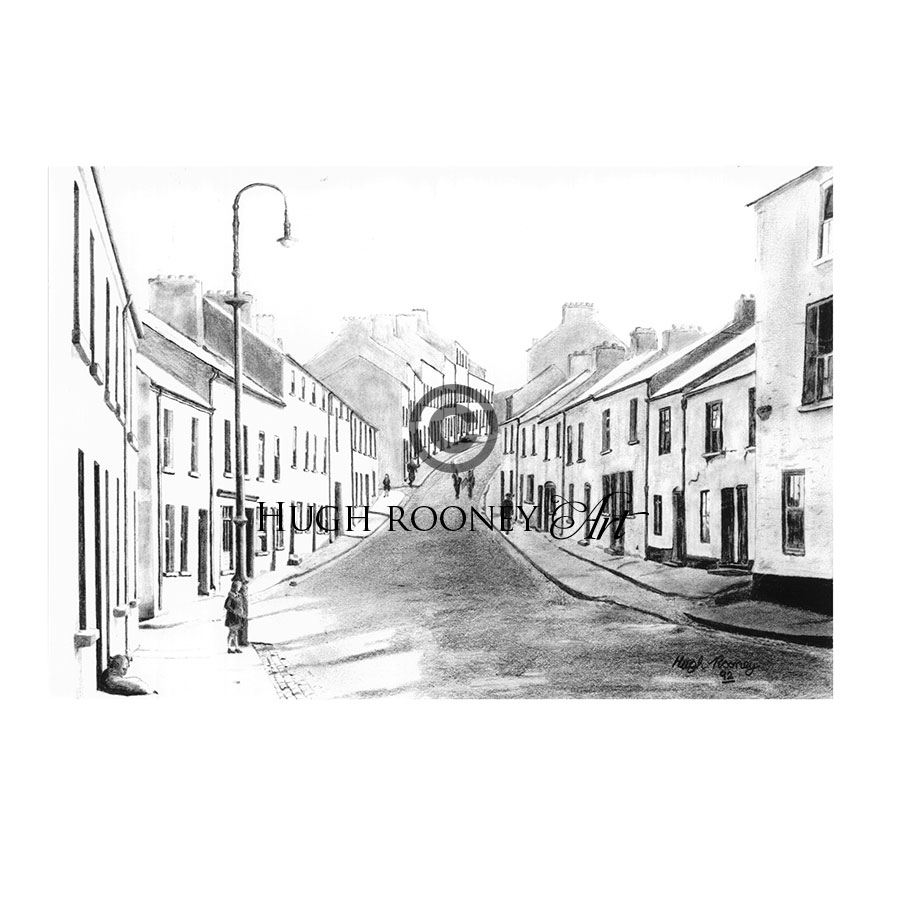 900x900 fahan street pencil drawing x hugh rooney art - Pencil Drawing Pictures