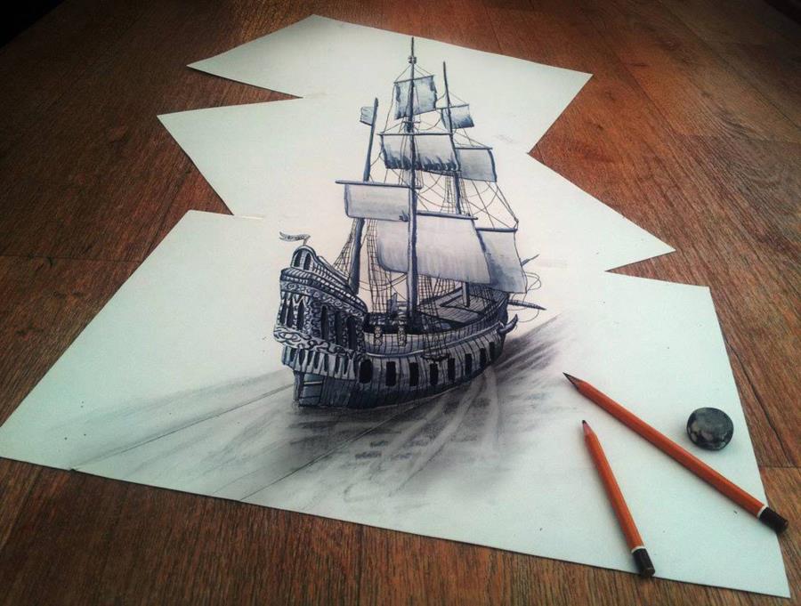 900x681 Pencil Drawing Of A Ship - Pencil Drawing Ship