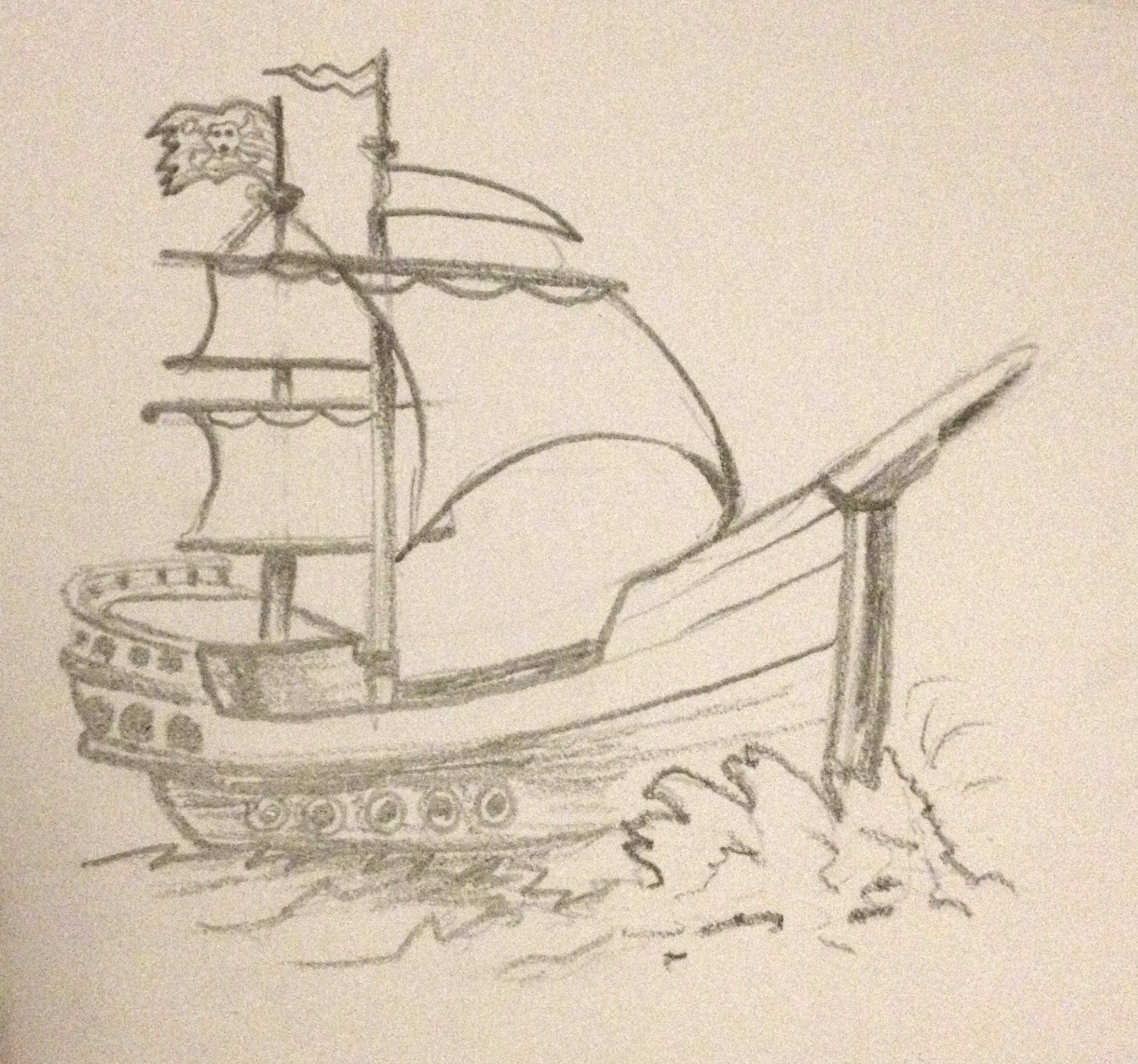 1924x1799 Pirate Ship Pencil Drawing - Pencil Drawing Ship
