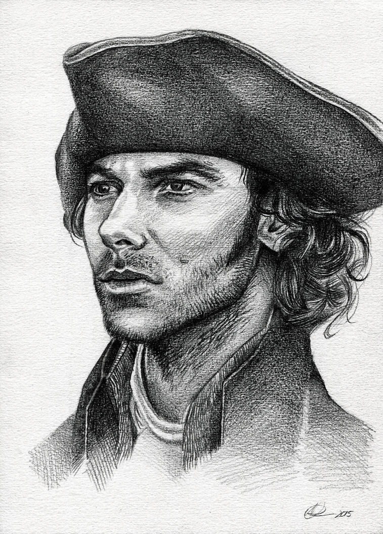757x1056 ross poldark pencil drawing + tutorial - Pencil Drawing Tutorial