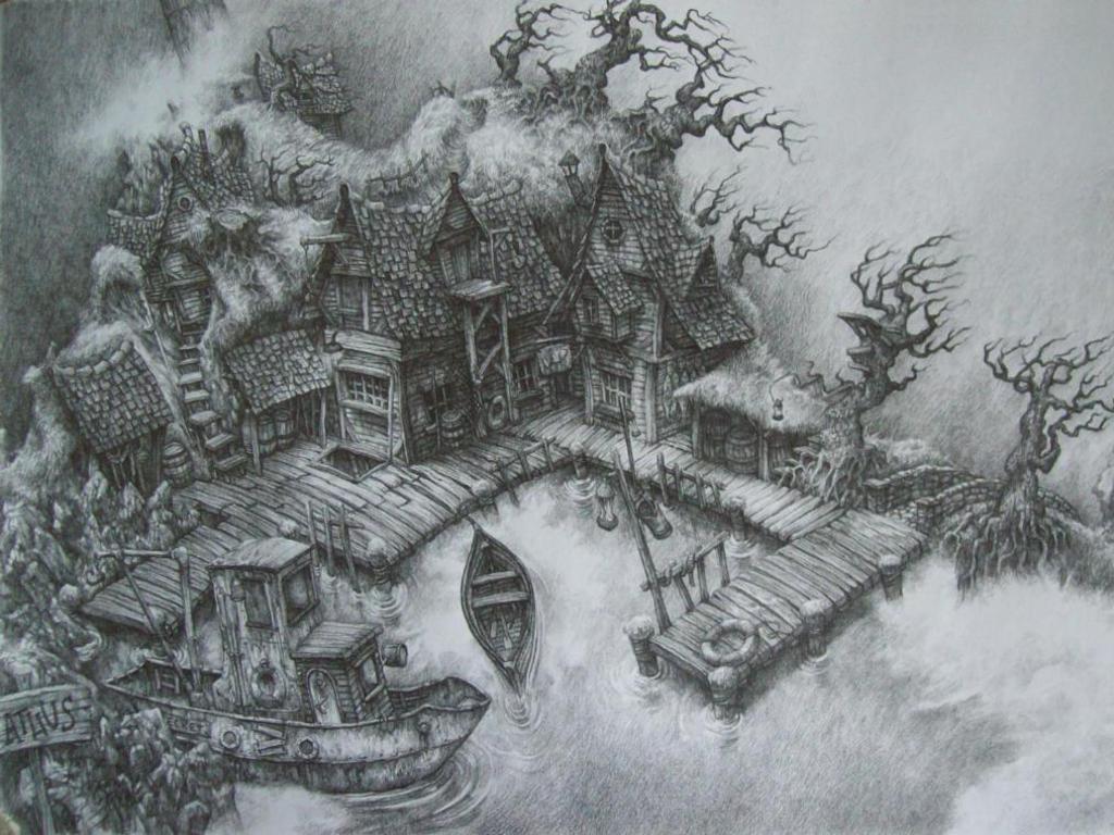 1024x768 Pencil Art Wallpapers - Pencil Drawing Wallpaper