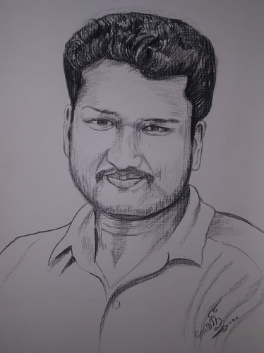 374x500 Portrait Pencil Sketches, Size Rs Piece, Sri Vinay Arts - Pencil Drawings