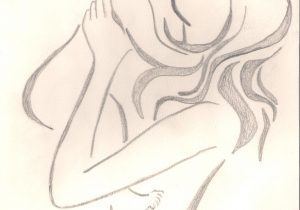 300x210 Sketches Of Mother And Child - Pencil Drawings Of Mother And Baby