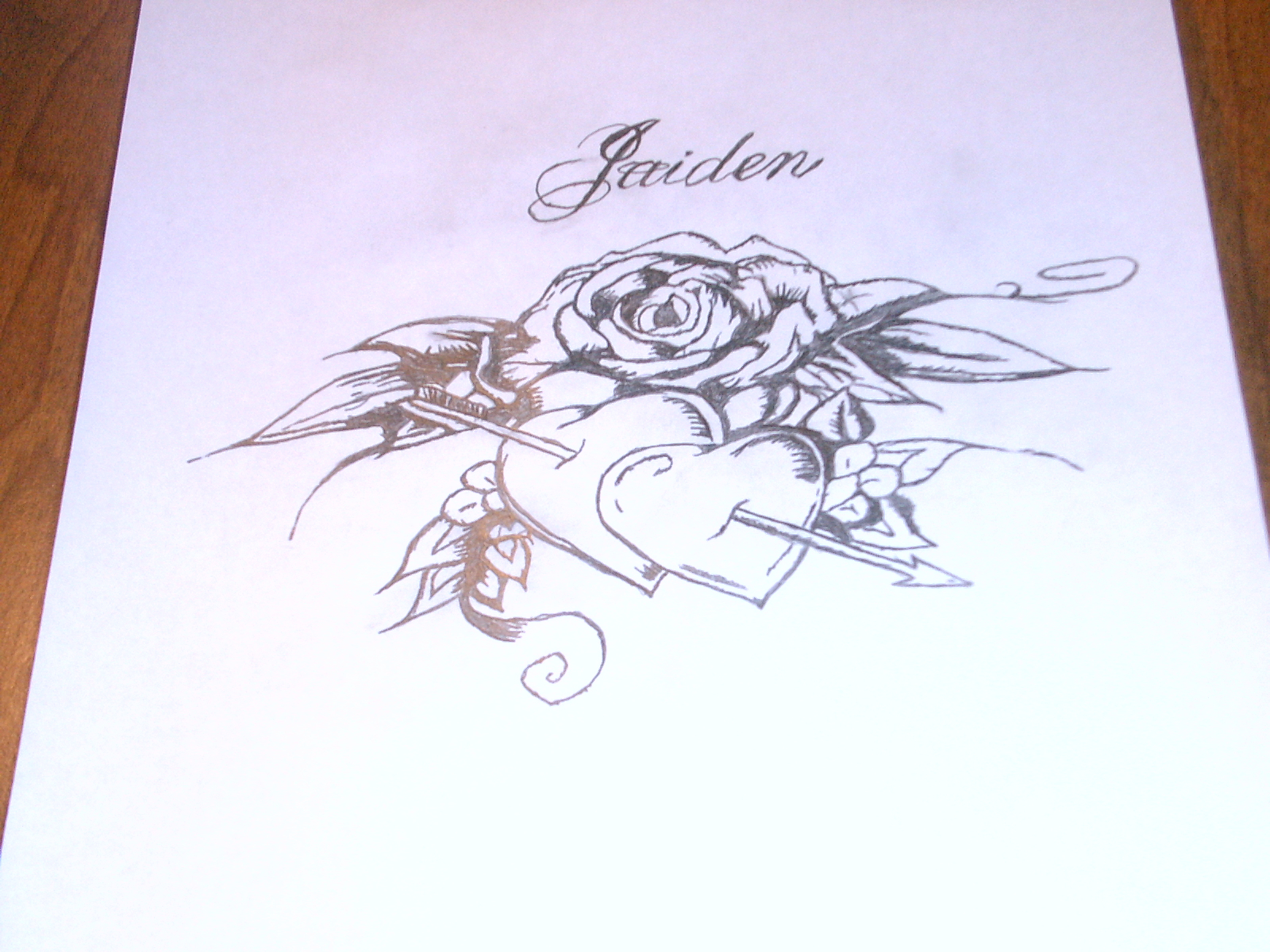 1600x1200 pencil drawings of hearts and roses - Pencil Drawings Of Roses And Hearts
