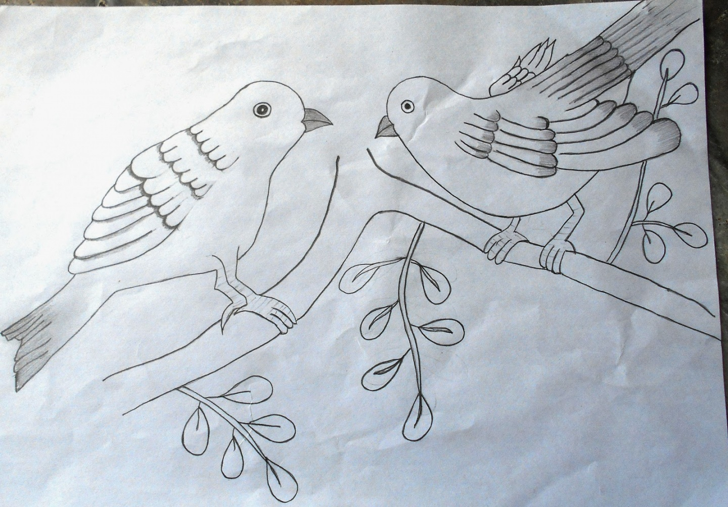 1440x1003 easy pencil drawings of hearts and roses heart and rose drawing - Pencil Drawings Of Roses And Hearts