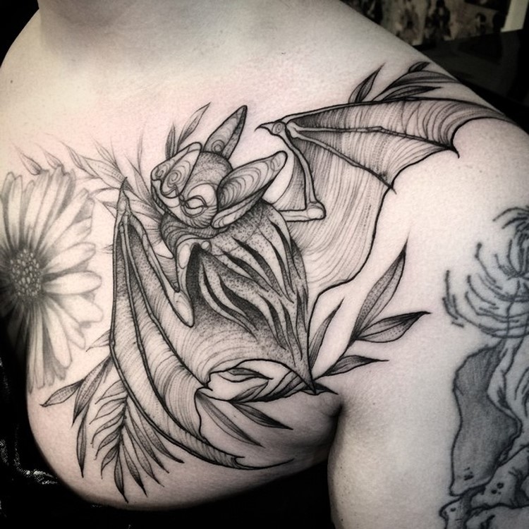 750x750 artist makes tattoos that look like pencil drawings - Pencil Drawings Tattoos