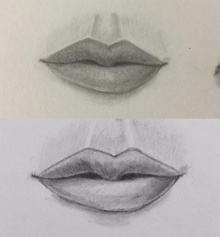 Lip Drawing Tutorial At PaintingValley.com | Explore Collection Of Lip ...