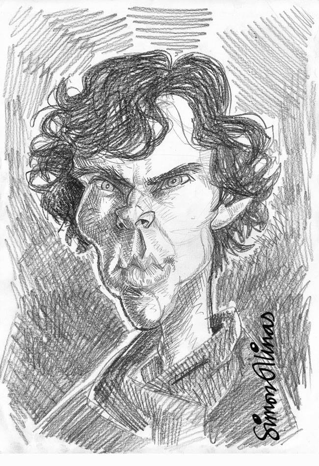 650x949 pencil sketch caricatures of famous people, celebrities and politicans - Pencil Photo Drawing