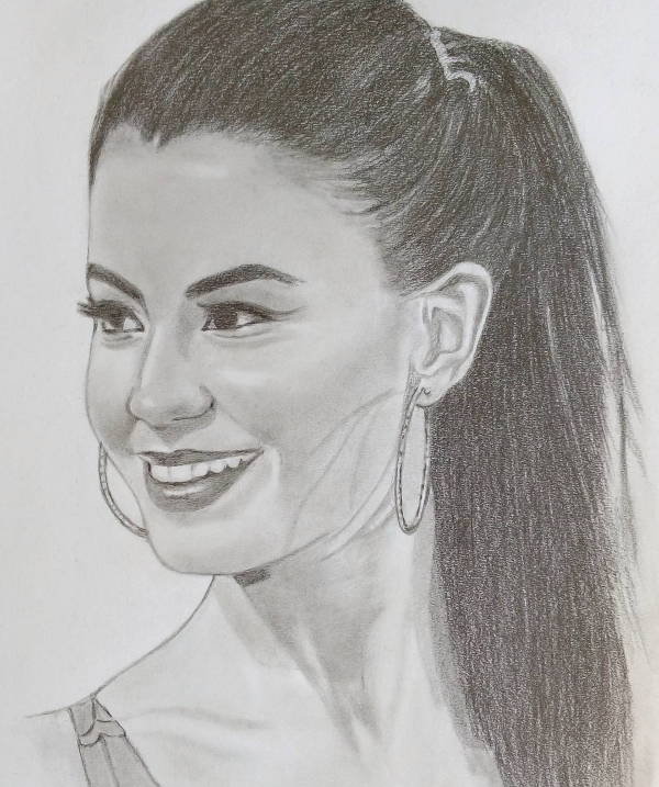 600x717 portrait drawings - Pencil Portrait Drawing