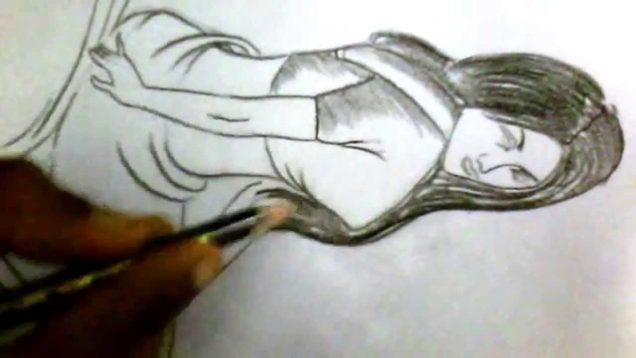 1280x720 tutorial how to draw pencil sketch with shadow - Pencil Shadow Drawing