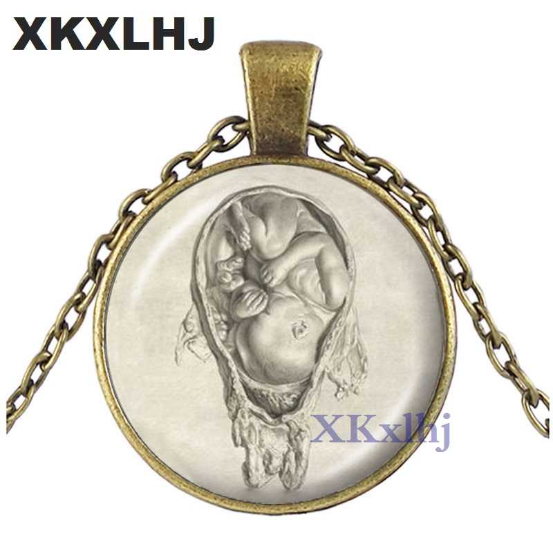 800x800 detail feedback questions about xkxlhj fetus necklace leonardo - Pendant Drawing