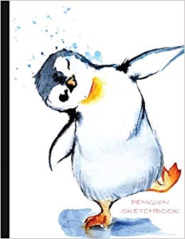 260x336 penguin sketchbook blank penguin sketch book, x pages - Penguin Drawing