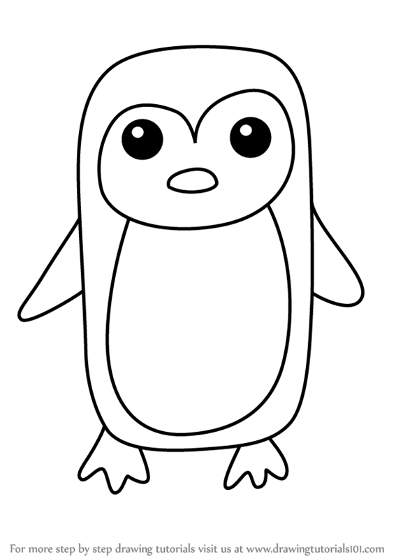 Penguin Drawing For Kids at   Explore collection of  Penguin Drawing For Kids