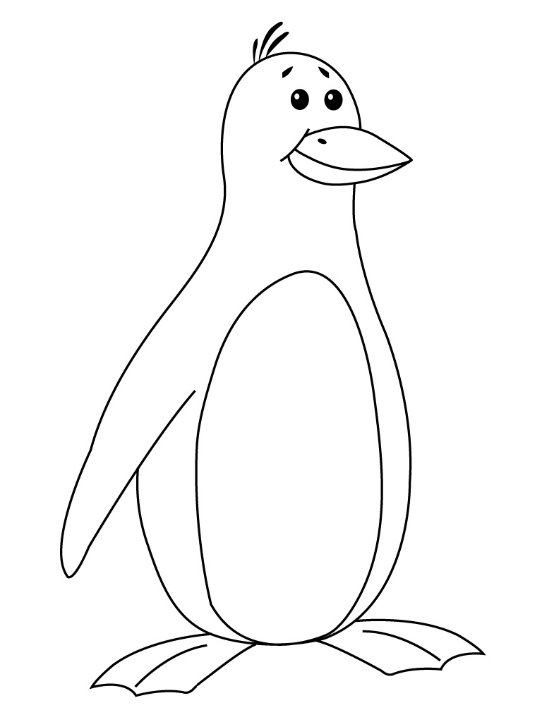768x1024 penguin drawing for kids and penguin drawing for kids my penguin - Penguin Drawing For Kids