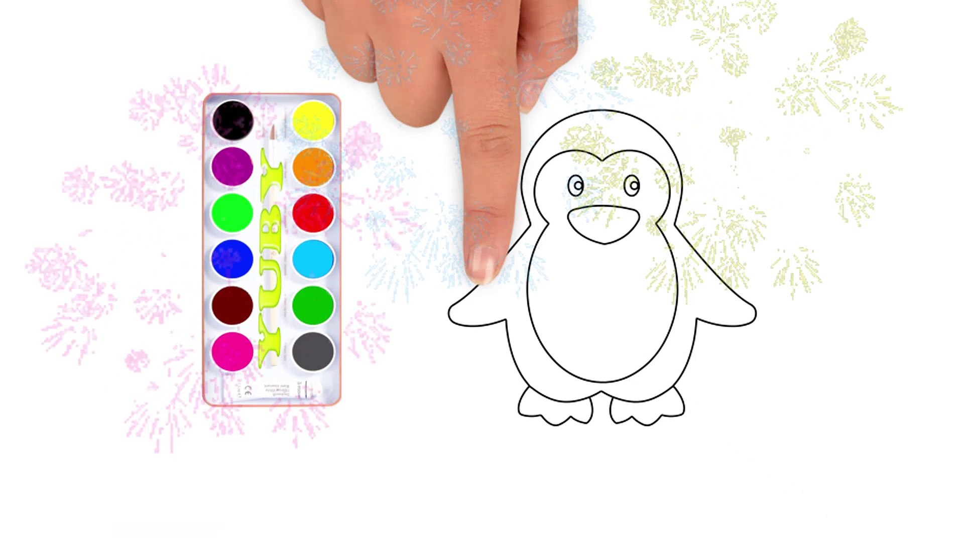 1920x1080 Drawing For Kids - Penguin Drawing For Kids