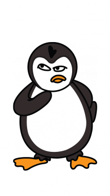 215x382 How To Draw A Penguin, Easy Step - Penguin Drawing Step By Step