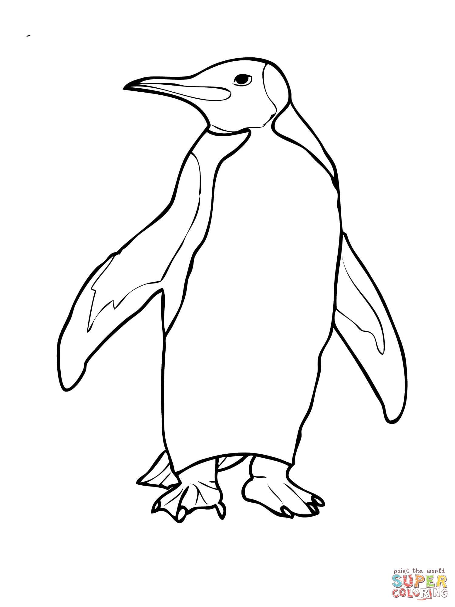 1500x2000 Penguin Colouring Pictures Smartie The Childnet - Penguin Outline Drawing