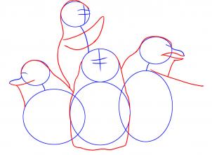 302x220 how to draw how to draw madagascar penguins - Penguins Of Madagascar Drawing