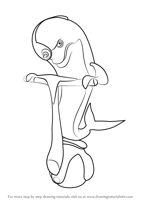 566x800 learn how to draw dr blowhole from the penguins of madagascar - Penguins Of Madagascar Drawing