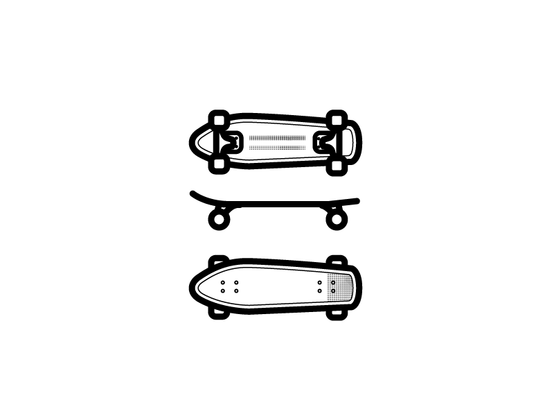 800x600 penny board - Penny Board Drawing