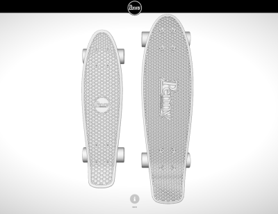 400x308 how to make a penny penny skateboards blog - Penny Board Drawing