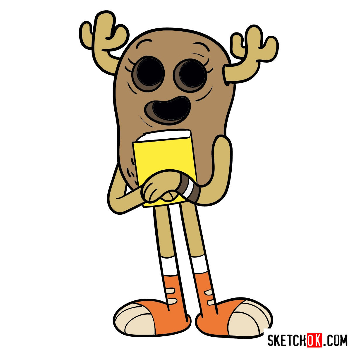 1200x1200 how to draw penny fitzgerald from gumball series - Penny Drawing