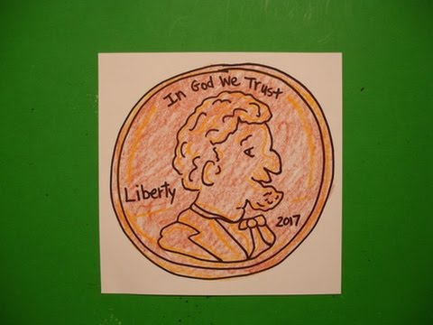 480x360 let's draw a penny! - Penny Drawing