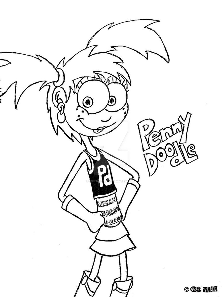 774x1032 penny doodle - Penny Drawing