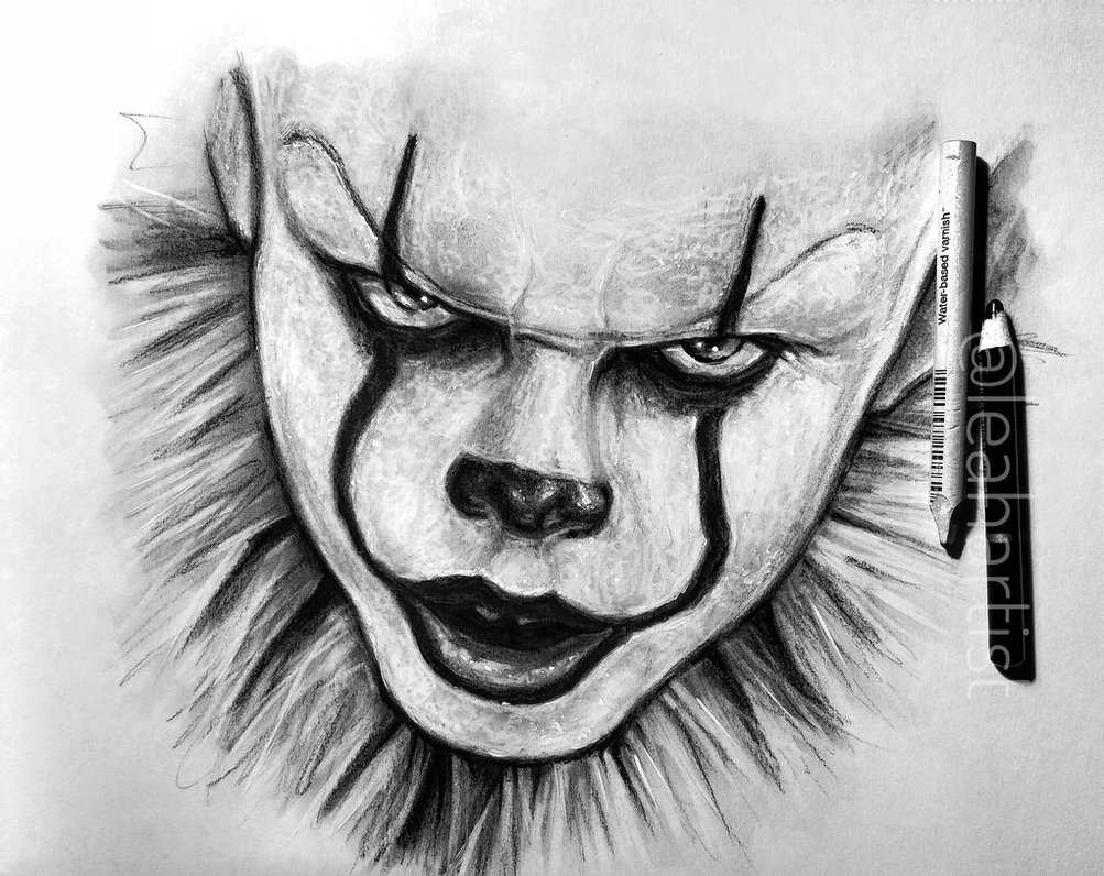 Pennywise Drawing At Paintingvalley Com Explore Collection Of